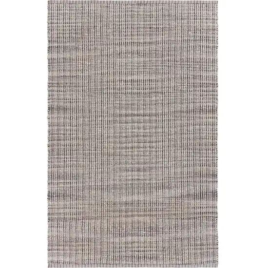 Brown and Beige Toned Jute Area Rug Photo 1