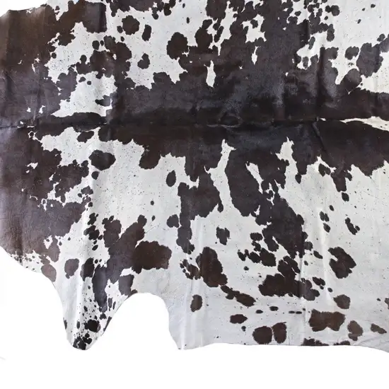 Brown and White Cowhide Hand Knotted Area Rug Photo 4