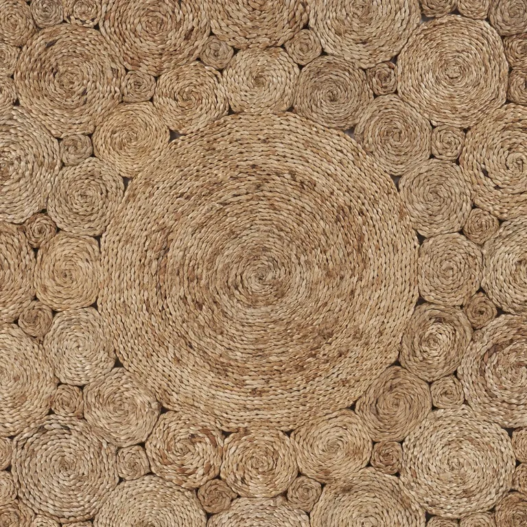 Bursting Medallion Boutique Jute Rug Photo 2