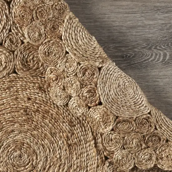 Bursting Medallion Boutique Jute Rug Photo 4