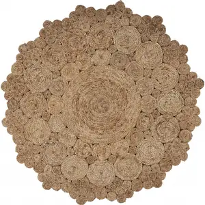 Photo of Bursting Medallion Boutique Jute Rug