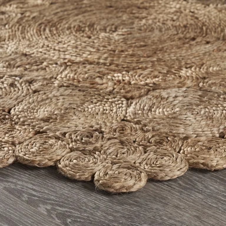 Bursting Medallion Boutique Jute Rug Photo 3