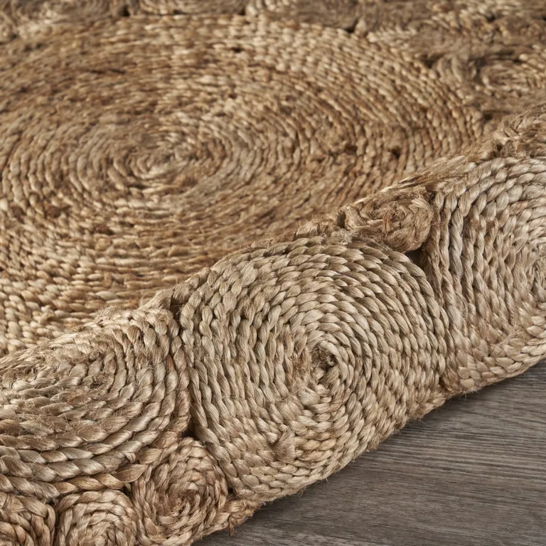 Bursting Medallion Boutique Jute Rug Photo 5