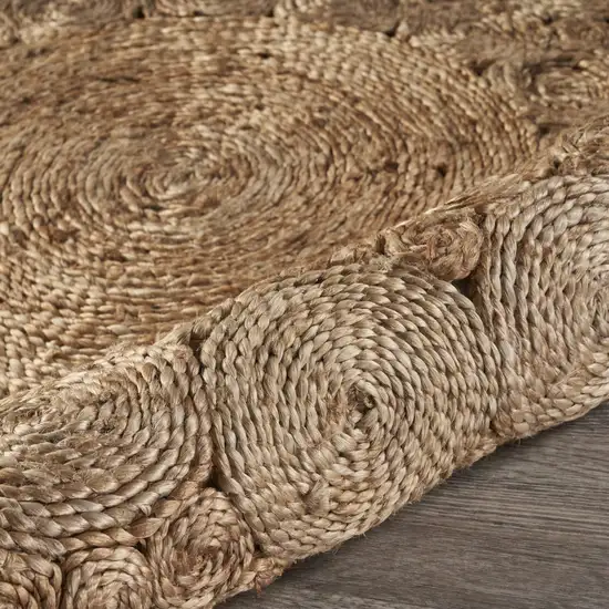 Bursting Medallion Boutique Jute Rug Photo 6