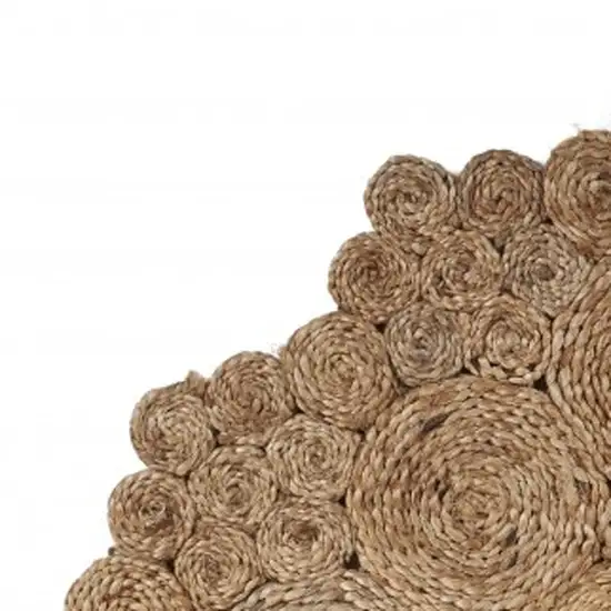 Bursting Medallion Boutique Jute Rug Photo 8