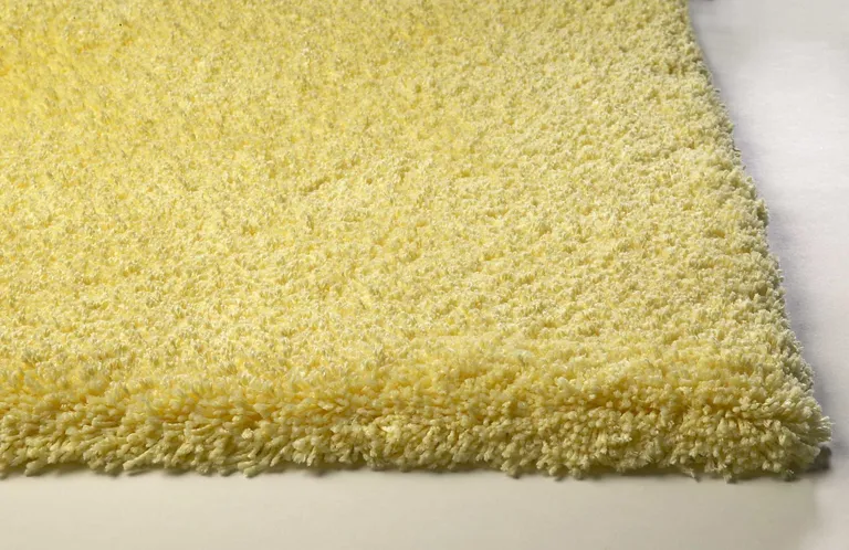 Canary Yellow Indoor Shag Rug Photo 5