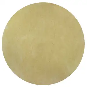 Photo of Canary Yellow Round Indoor Shag Rug