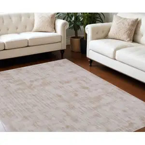 Photo of Champagne Hand Loomed Area Rug