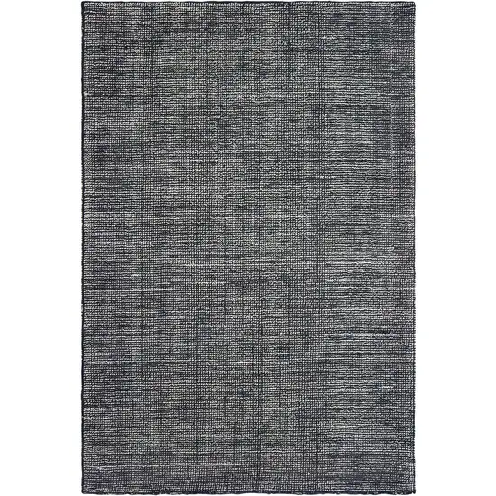 Charcoal And Black Hand Tufted Area Rug Photo 2