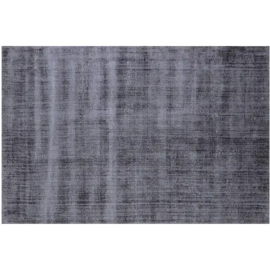 Charcoal Hand Loomed Area Rug Photo 3