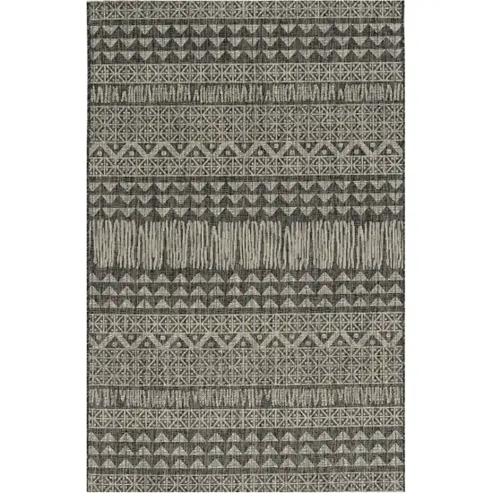 Charcoal Polypropylene Area Rug Photo 2