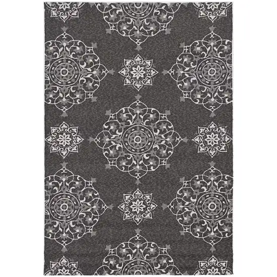 Charcoal Hand Tufted Area Rug Photo 2