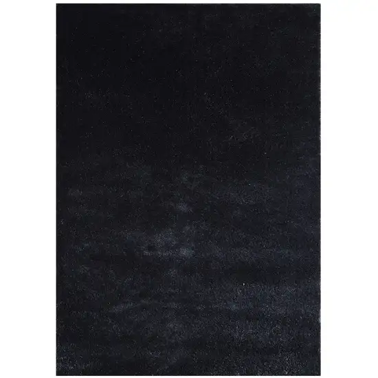 Charcoal Shag Hand Tufted Area Rug Photo 2