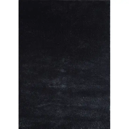 Charcoal Shag Hand Tufted Area Rug Photo 6