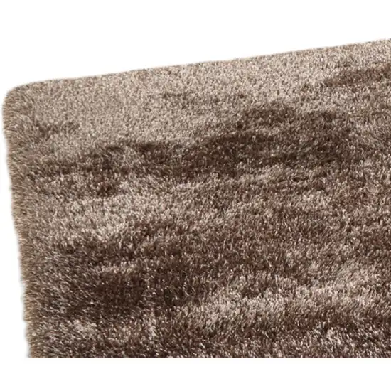 Charcoal Shag Hand Tufted Area Rug Photo 3