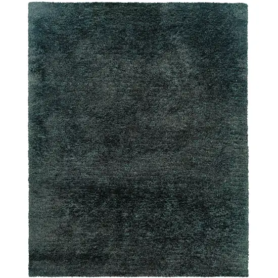 Charcoal Shag Hand Tufted Area Rug Photo 4