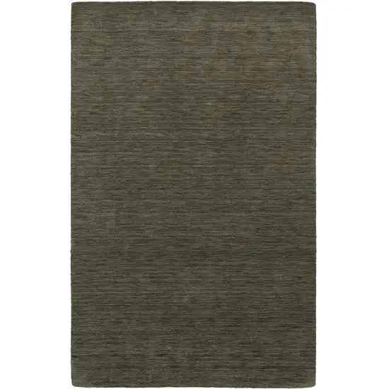 Charcoal Wool Hand Tufted Area Rug Photo 2