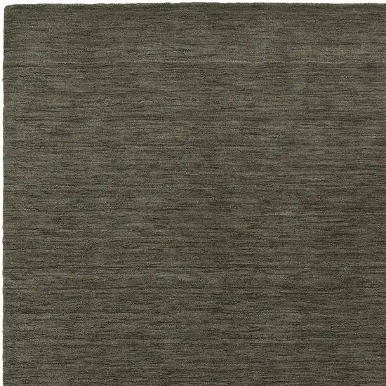 Charcoal Wool Hand Tufted Area Rug Photo 4