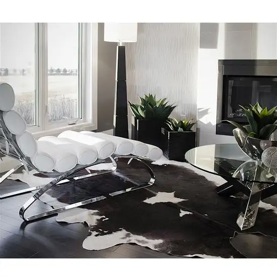 Chocolate And White Cowhide - Area Rug Photo 3