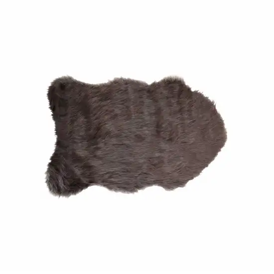 Chocolate Faux Sheepskin - Area Rug Photo 1