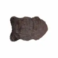 Photo of Chocolate Faux Sheepskin - Area Rug