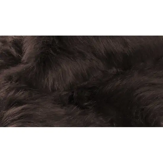 Chocolate Faux Sheepskin - Area Rug Photo 2