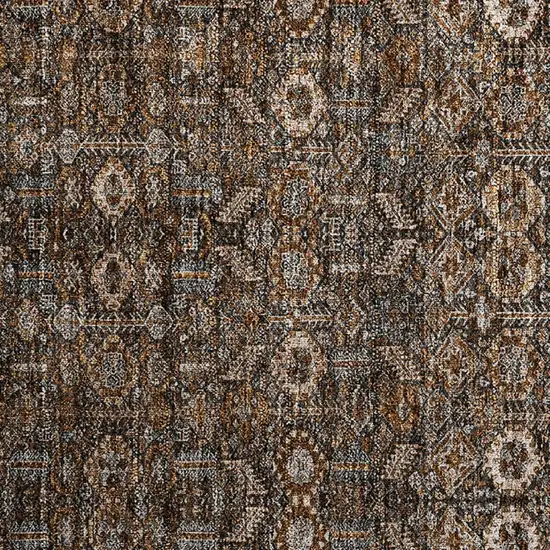 Chocolate Tribal Washable Indoor Outdoor Area Rug Photo 6