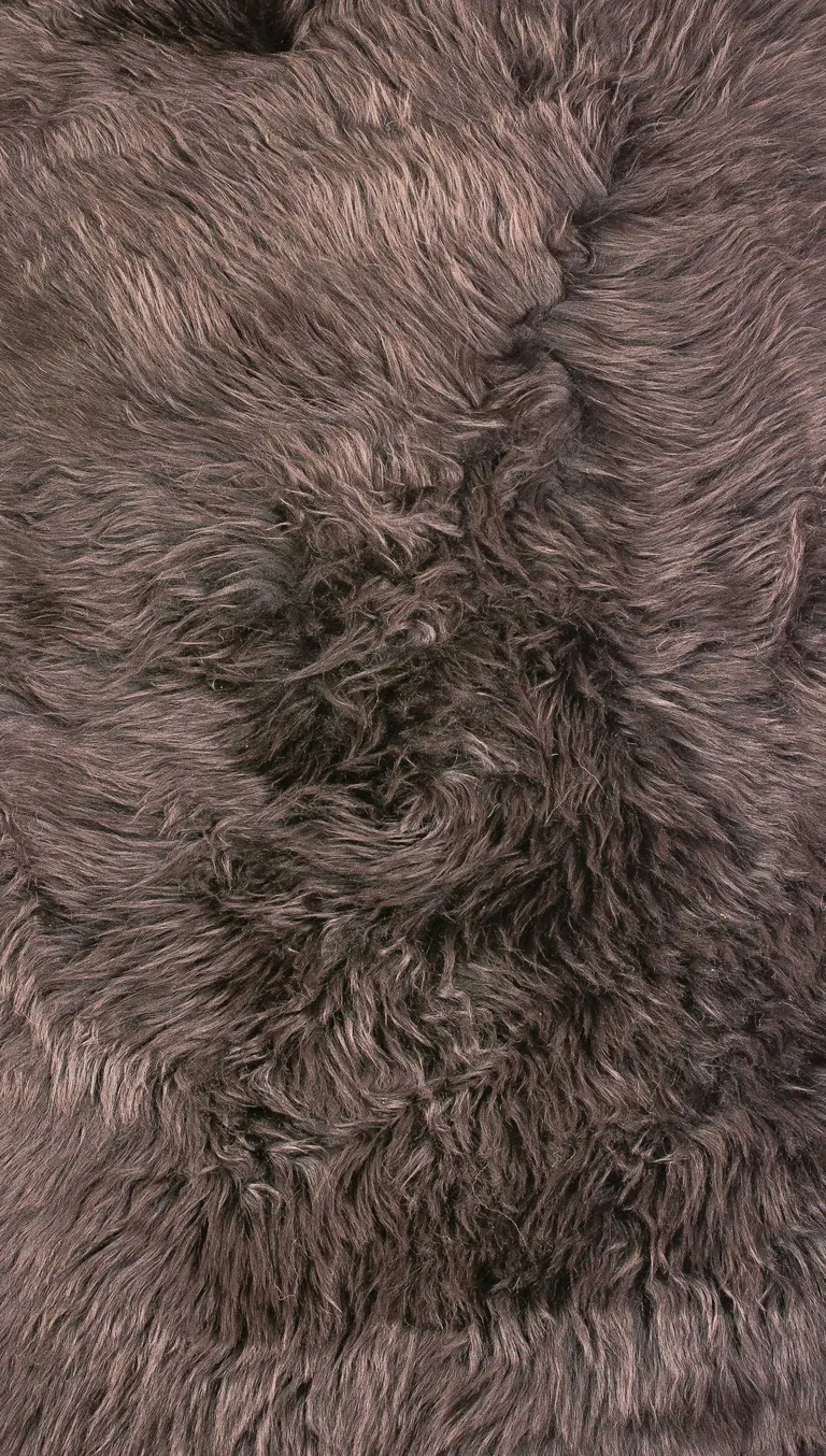 Chocolate New Zealand Natural Sheepskin Rug Photo 2