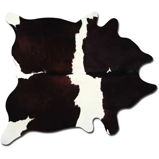 Chocolate and White Cowhide - Rug Photo 1