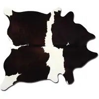 Photo of Chocolate and White Cowhide - Rug