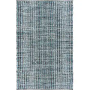 Photo of Classic Blue Jute Area Rug