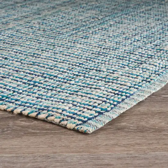 Classic Blue Jute Area Rug Photo 5