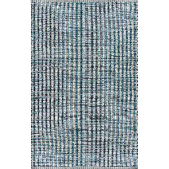 Classic Blue Jute Area Rug Photo 1