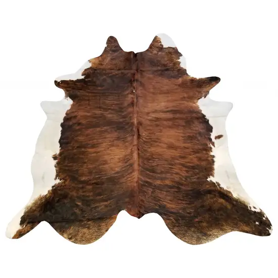 Classic Brindled Cowhide Rug Photo 4