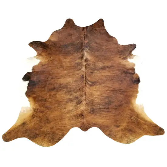 Classic Brindled Cowhide Rug Photo 2