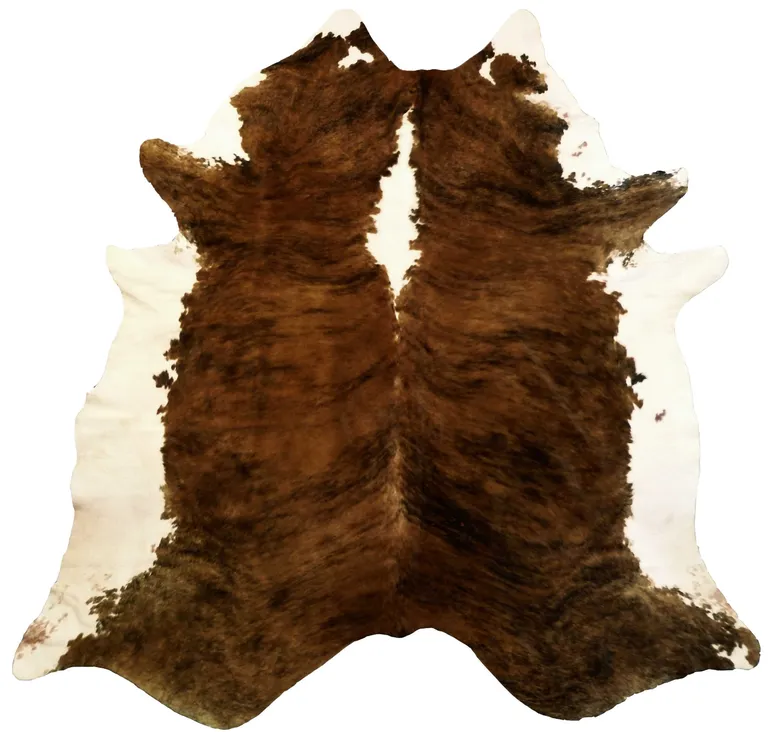 Classic Brindled Cowhide Rug Photo 1