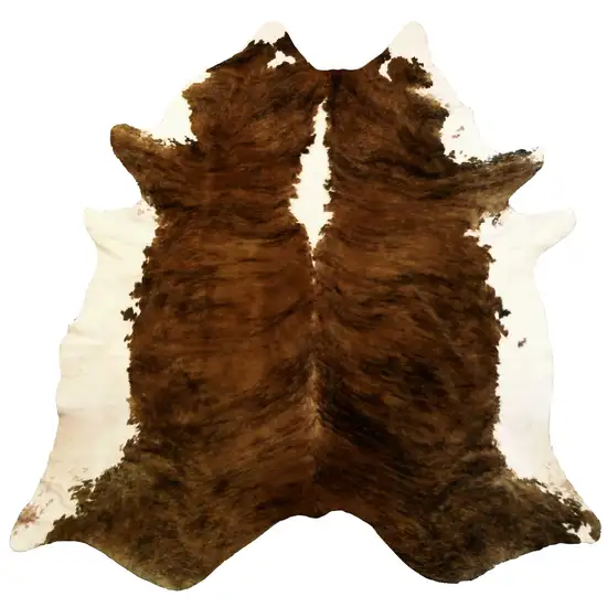 Classic Brindled Cowhide Rug Photo 1