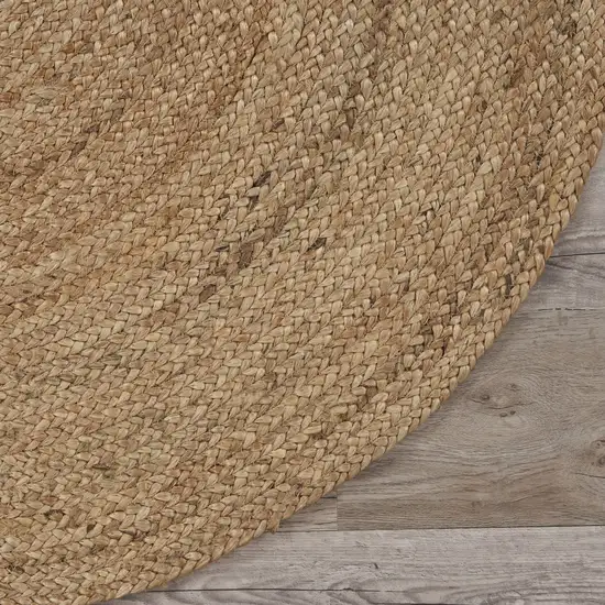 Classic Simple Natural Jute Area Rug Photo 6