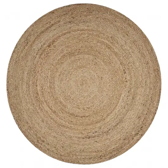 Classic Simple Natural Jute Area Rug Photo 1