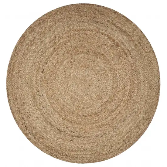 Classic Simple Natural Jute Area Rug Photo 10