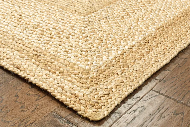 Classic Tan Bordered Area Rug Photo 4