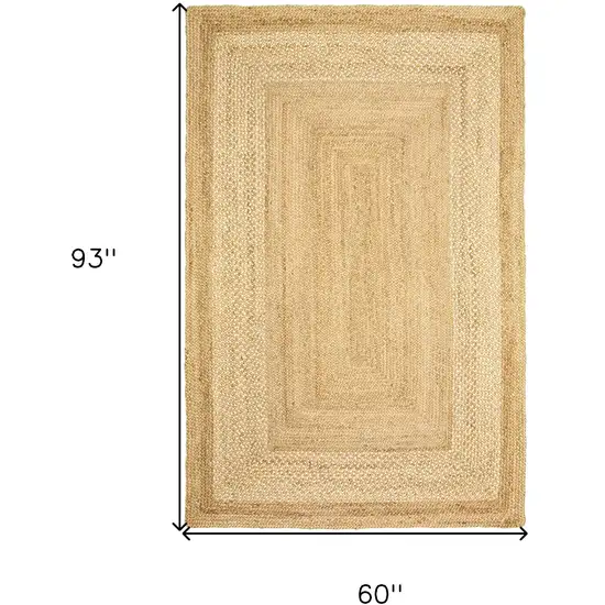 Classic Tan Bordered Area Rug Photo 8