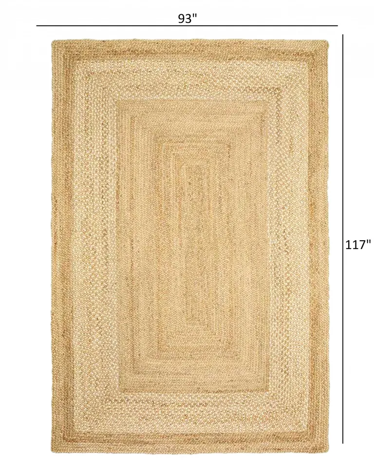 Classic Tan Bordered Area Rug Photo 2