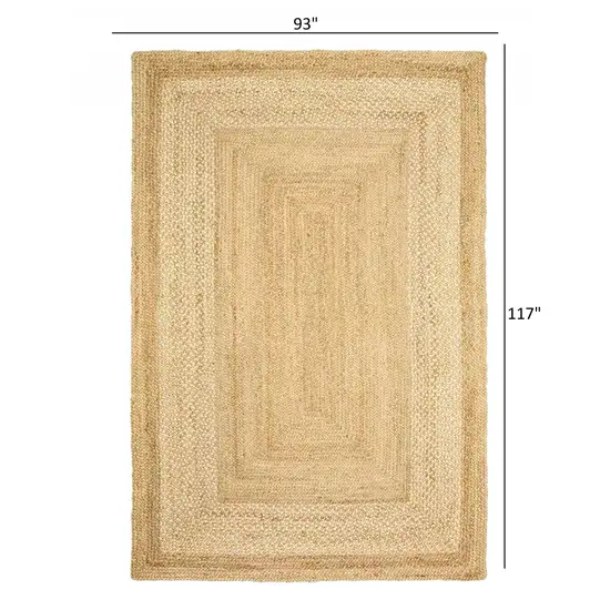 Classic Tan Bordered Area Rug Photo 2