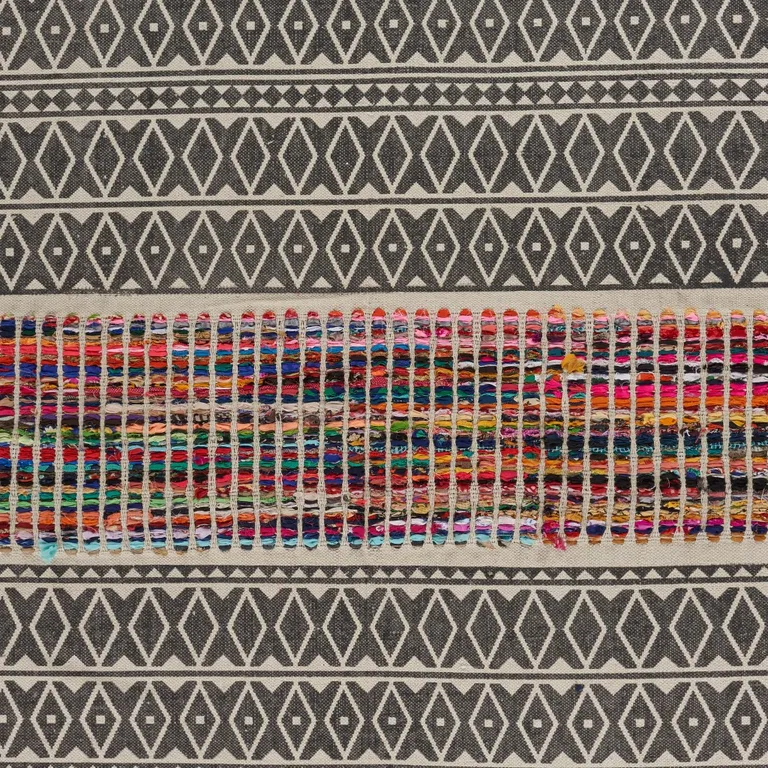 Colorful Traditional Chindi Area Rug Photo 2