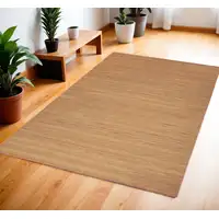 Photo of Copper Abstract Washable Area Rug