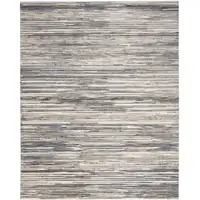 Photo of Cream Abstract Distressed Area Rug