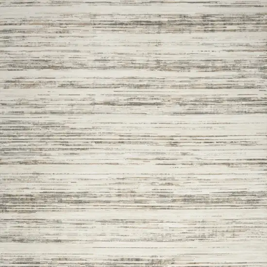 Cream Abstract Distressed Area Rug Photo 5