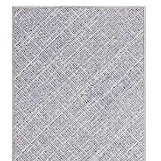 Cream Abstract Power Loom Washable Non Skid Runner Rug Photo 6