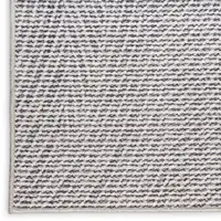 Photo of Cream Abstract Power Loom Washable Non Skid Runner Rug